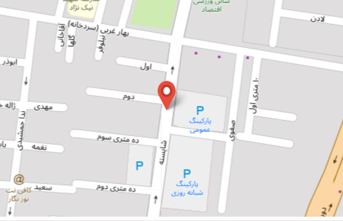 نقشه یدک گرام